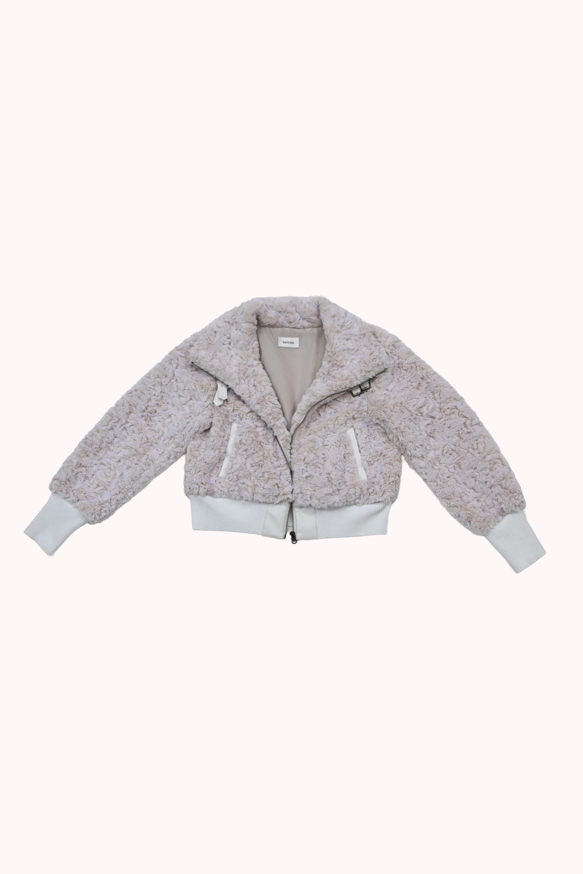 DOUBLE BELT FUR BLOUSON