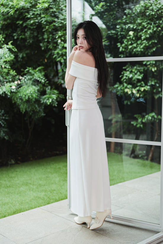 DRAPE OFF SHOULDER SET