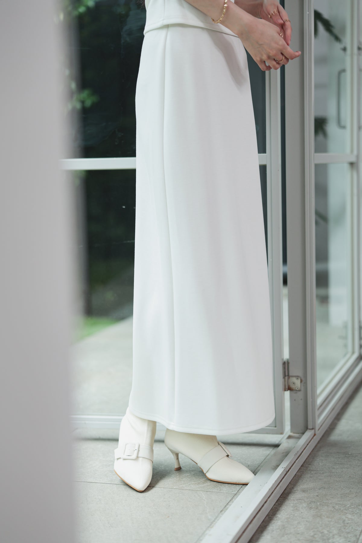 DRAPE OFF SHOULDER SET