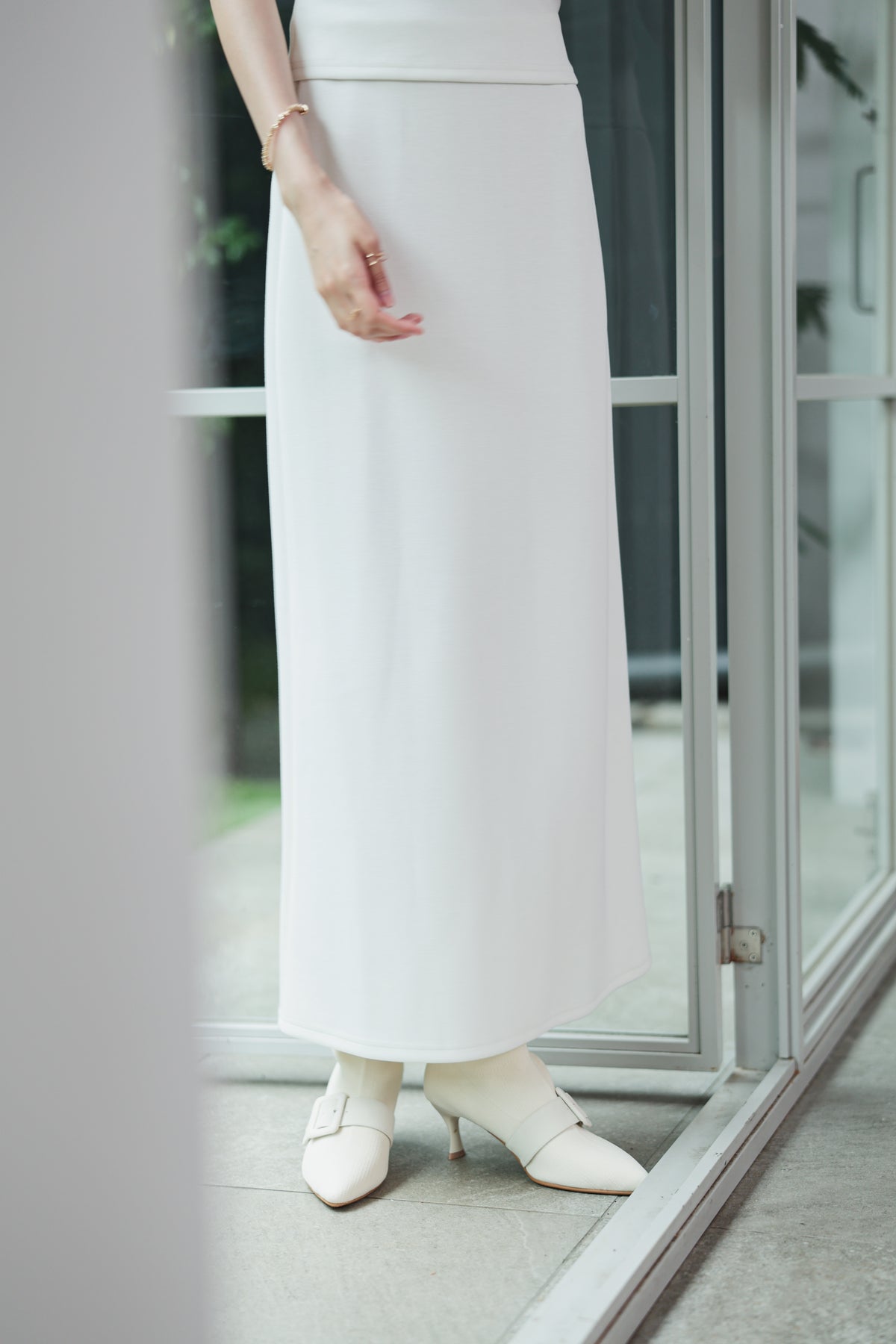 DRAPE OFF SHOULDER SET