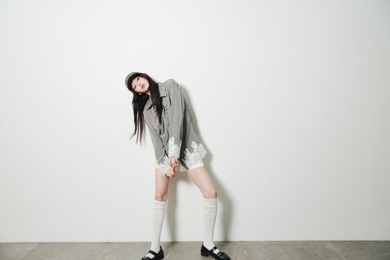 LACE TRIM SHIRT
