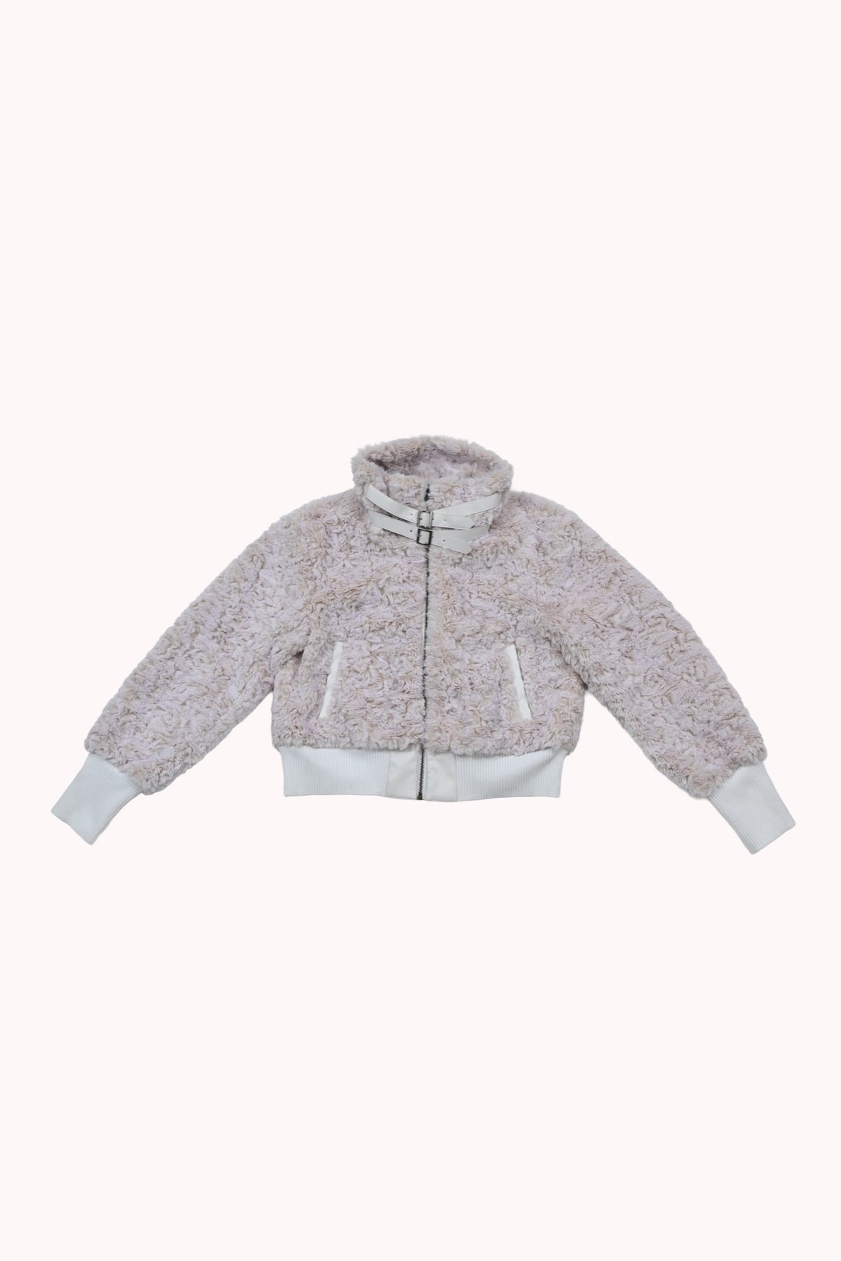 DOUBLE BELT FUR BLOUSON