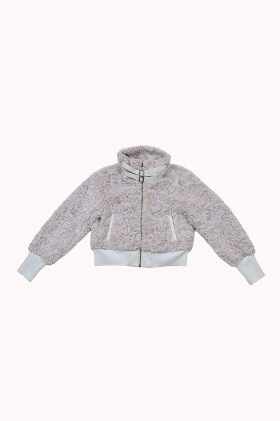 DOUBLE BELT FUR BLOUSON